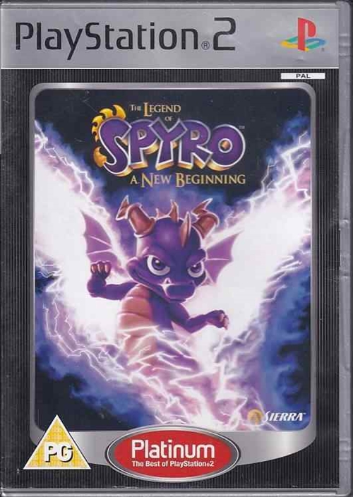 The Legend of Spyro A New Beginning - Platinum - PS2 (B Grade) (Genbrug)
